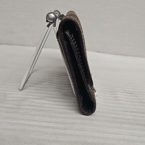 COACH TRI-FOLD CANVAS & LEATHER WALLET BFPM-03-070 - Picture 3 of 5